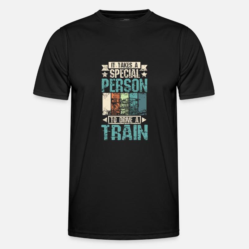 Cool train driver Men's Functional T-Shirt