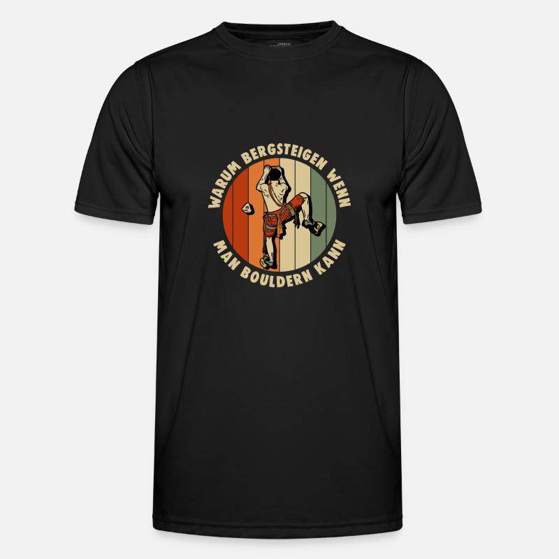 Bouldern Männer Funktions-T-Shirt