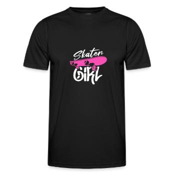 Skater Girl Skateboard Skate Skater Cadeau - T-shirt sport Homme - noir - Devant - AI Model Male 178 dark (178cm)