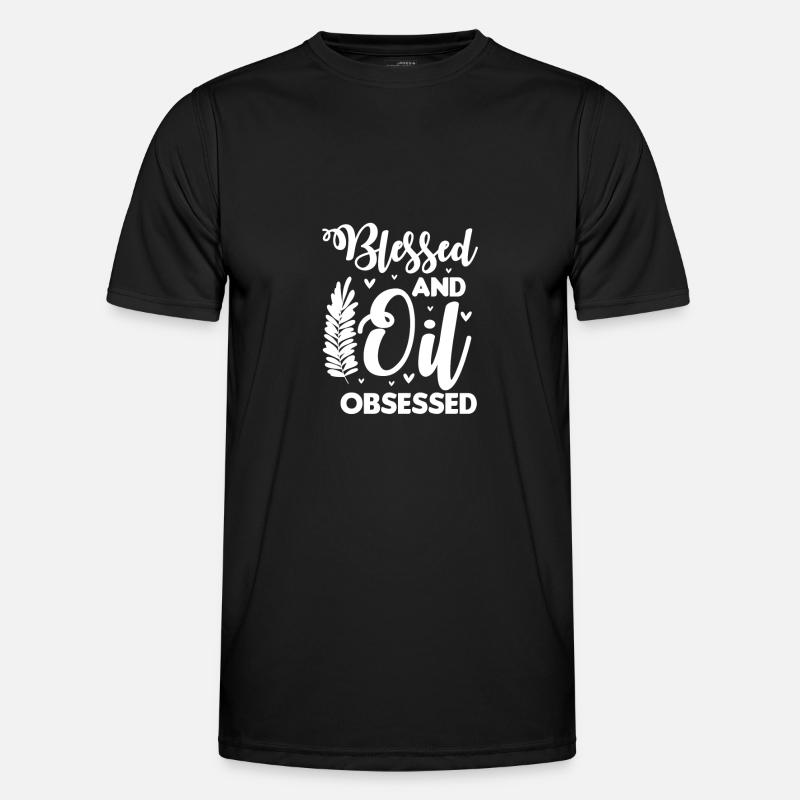 Essential Oils Ätherische Öle - Men's Functional T-Shirt - black