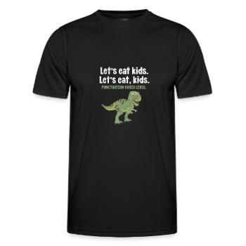 Englisch Lehrer - Männer Funktions-T-Shirt - Schwarz - Vorne - AI Model Male 178 dark (178cm)