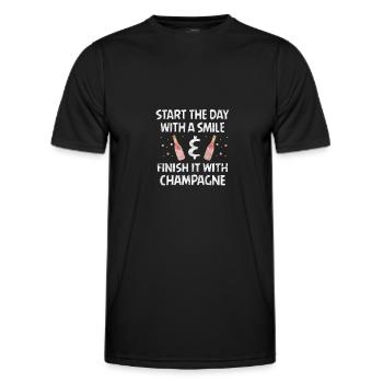 blockedTitle - T-shirt sport Homme - noir - Devant - AI Model Male 178 dark (178cm)