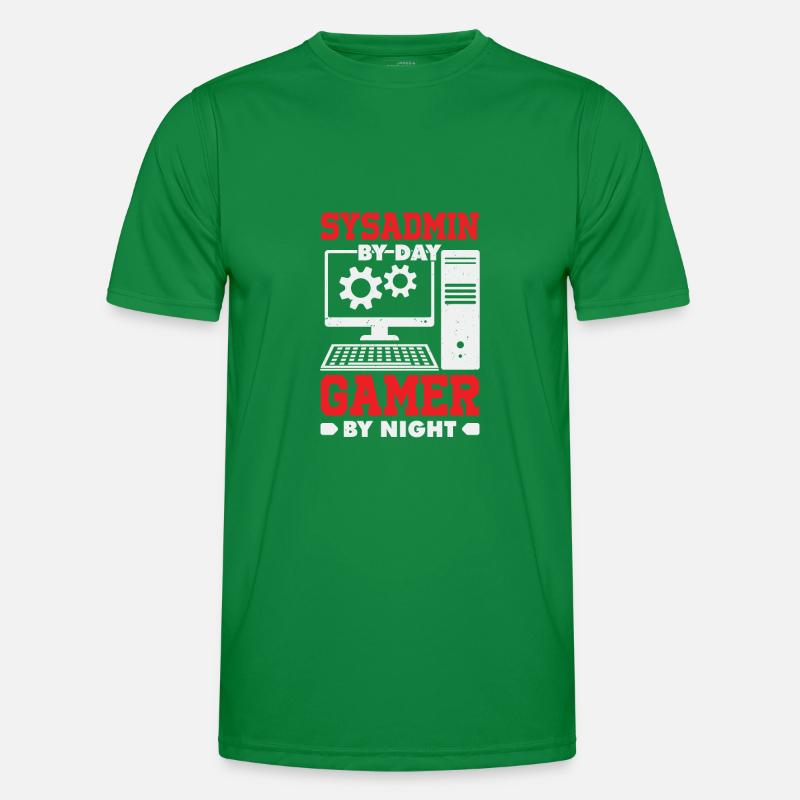 Administrateur système Gamer Sysadmin Cadeau T-shirt sport Homme