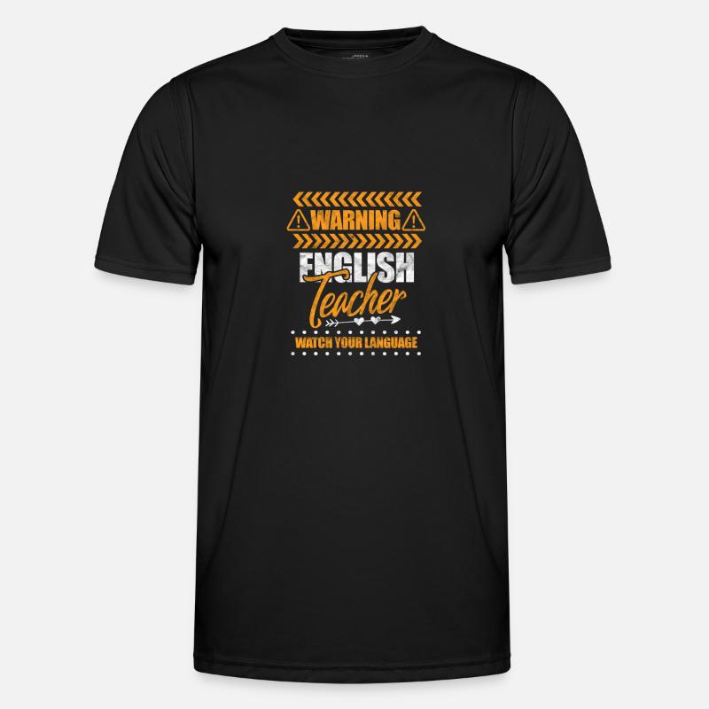 Englisch Lehrer Männer Funktions-T-Shirt