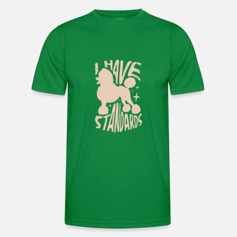 Poodle Design for a Poodle Lovers Männer Funktions-T-Shirt