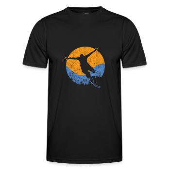 Bungee Jumping Bungee Jumpers Bungy Jumping - Männer Funktions-T-Shirt - Schwarz - Vorne - AI Model Male 178 dark (178cm)