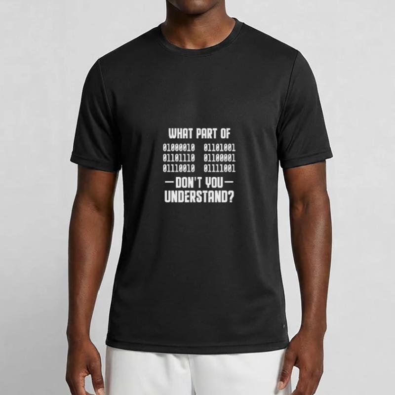 Binär Code Programmierer Coder Geschenk Männer Funktions-T-Shirt