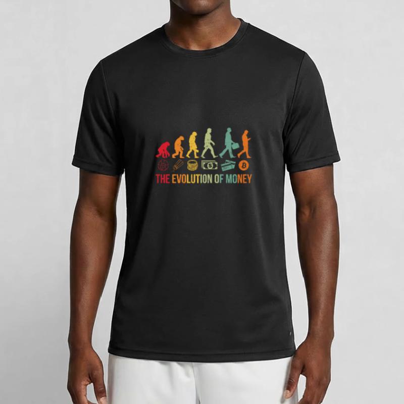 Crypto Crypto BTC L’évolution de l’argent T-shirt sport Homme