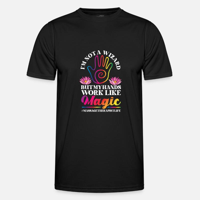 Licensed Massage Therapist Therapy - Men's Functional T-Shirt - black