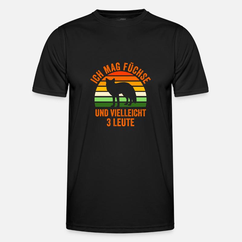 Füchse Wald Fuchs Männer Funktions-T-Shirt
