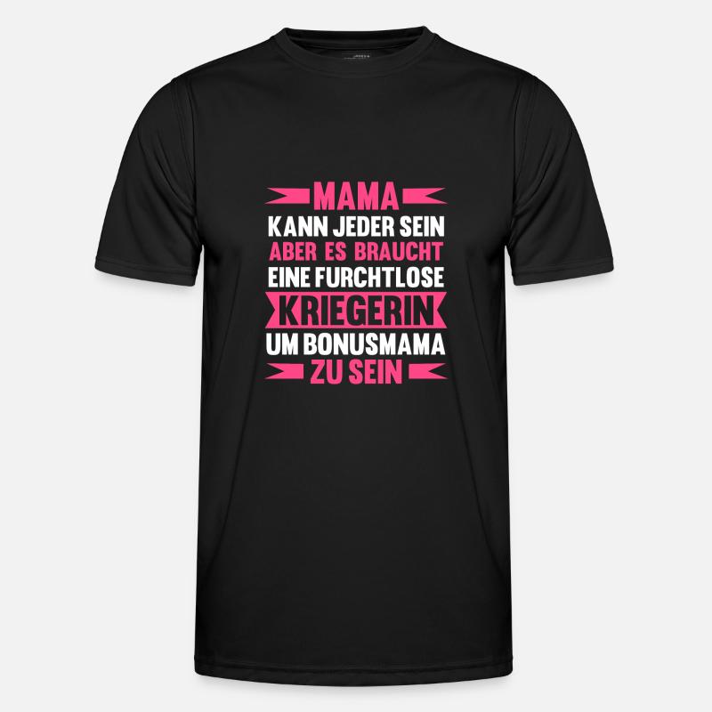 Bonusmama Stiefmama Stiefmutter Männer Funktions-T-Shirt