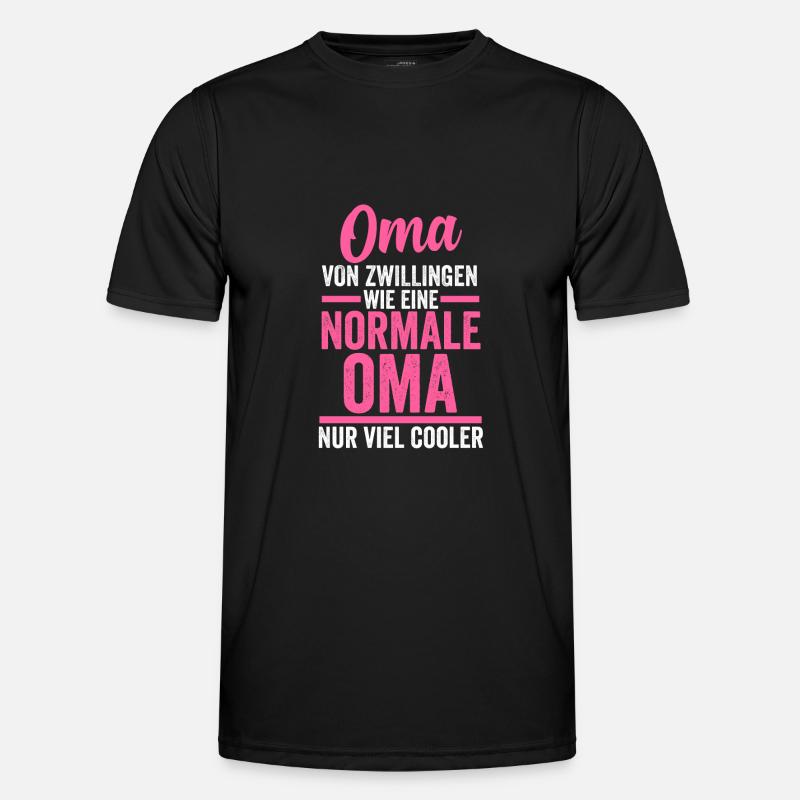 Zwillings Oma Männer Funktions-T-Shirt