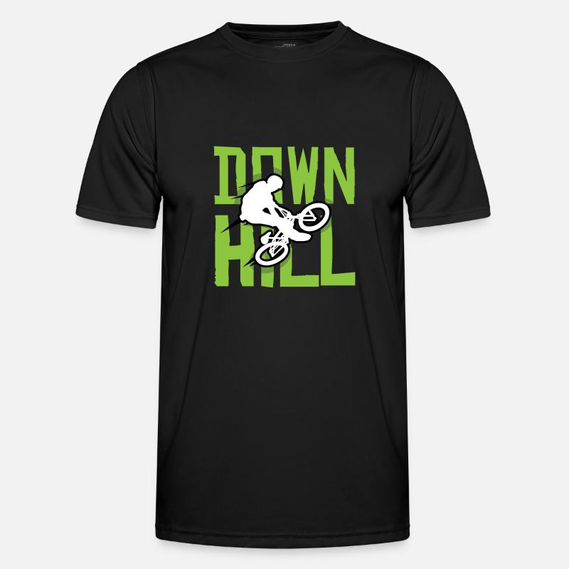 Downhill lettering Men's Functional T-Shirt