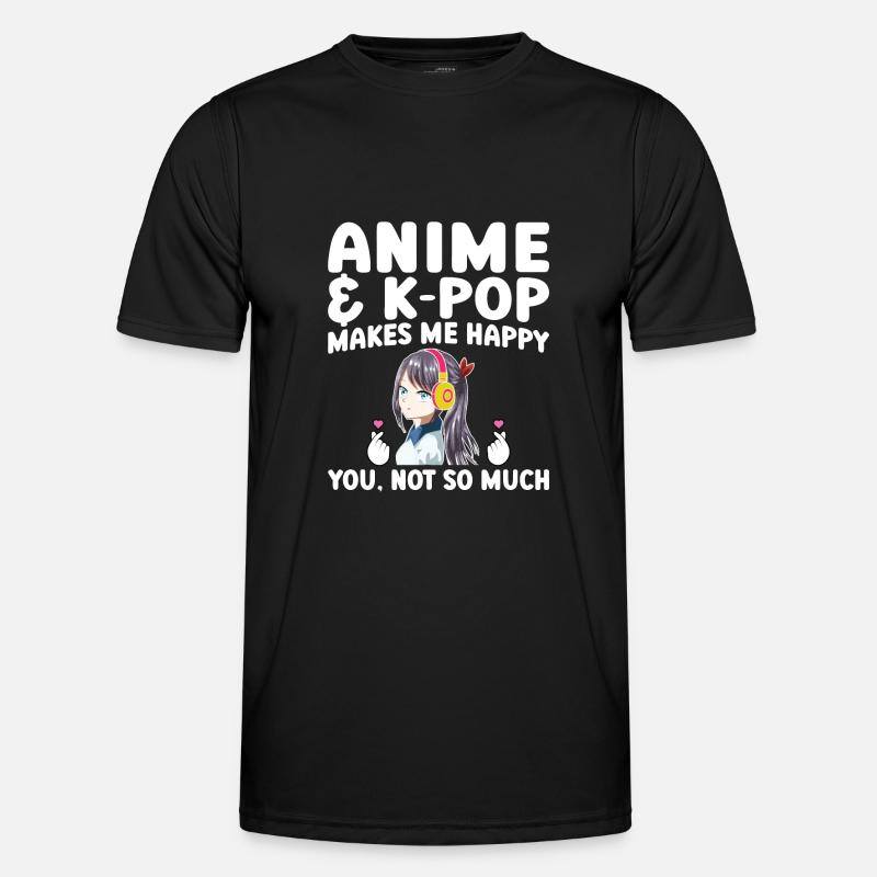 Anime & K-Pop-K-Pop-Waren K-Pop-Merch Geschenk - Männer Funktions-T-Shirt - Schwarz