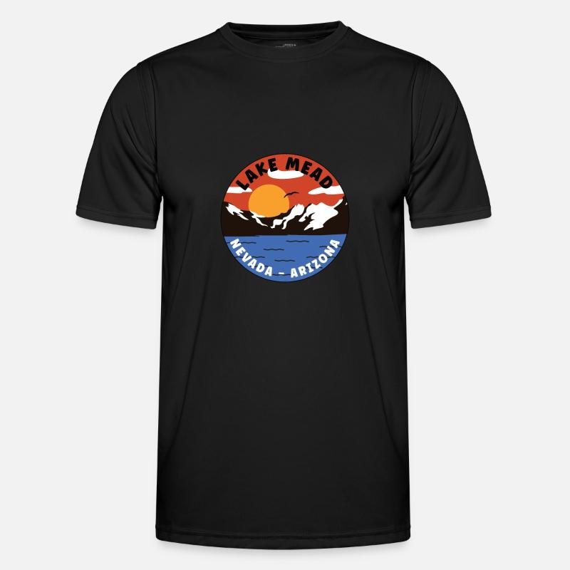 Lac Mead - Nevada - Arizona - Mountain Valley T-shirt sport Homme