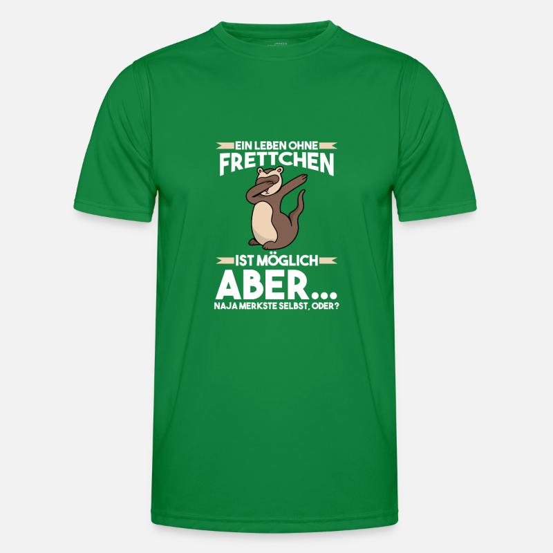 Frettchen Männer Funktions-T-Shirt