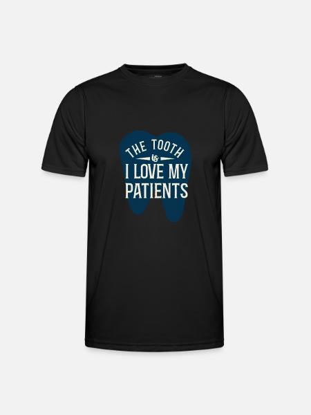 Dentiste Assistante Hygiéniste - T-shirt sport Homme - noir