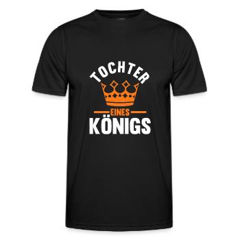 Tochter - Männer Funktions-T-Shirt - Schwarz - Vorne - AI Model Male 178 dark (178cm)