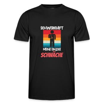 Broken hand Broken arm Broken bones - Men's Functional T-Shirt - black - Front - AI Model Male 178 dark (178cm)