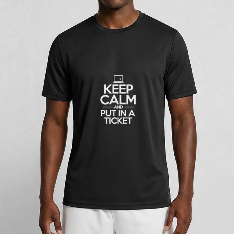 Support technique Computer It Admin Cadeau T-shirt sport Homme
