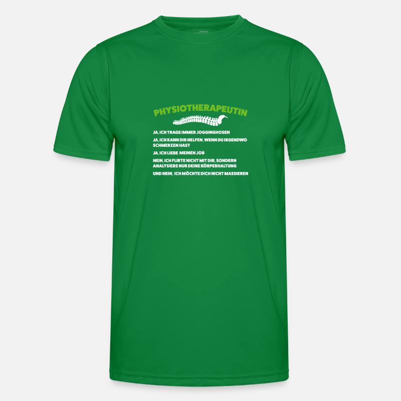 Physio Physiotherapeutin Praxis Geschenk Männer Funktions-T-Shirt