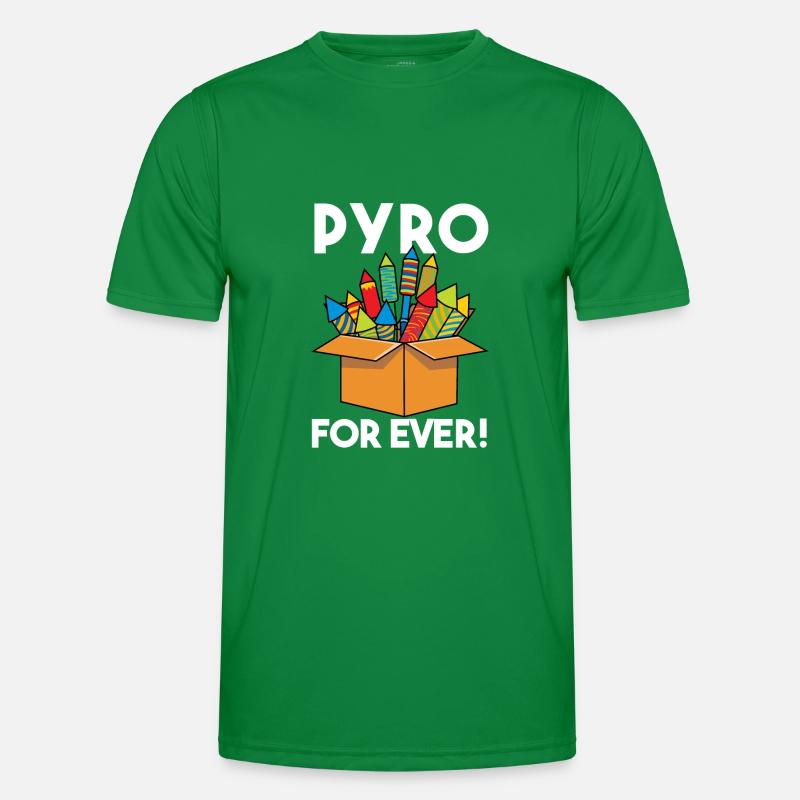 Pyro For Ever Men's Functional T-Shirt