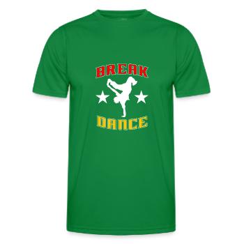 Breakdance BBoy BGirl Streetdance Breakdance - Männer Funktions-T-Shirt - Kelly Green - Vorne - AI Model Male 178 dark (178cm)