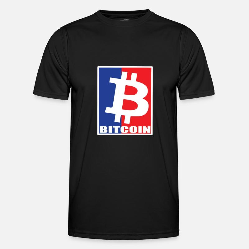 Bitcoin - Men's Functional T-Shirt - black