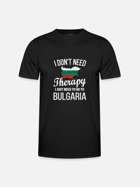 Bulgarian Bulgaria Origin Bulgarian flag - Men's Functional T-Shirt - black