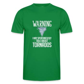 Tornado Wirbelsturm Meteorologe Hurrikan - Männer Funktions-T-Shirt - Kelly Green - Vorne - AI Model Male 178 dark (178cm)