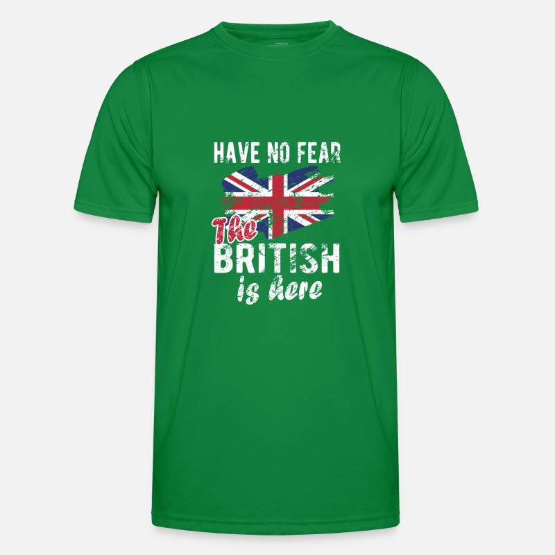 British Great Britain Origine Drapeau britannique T-shirt sport Homme