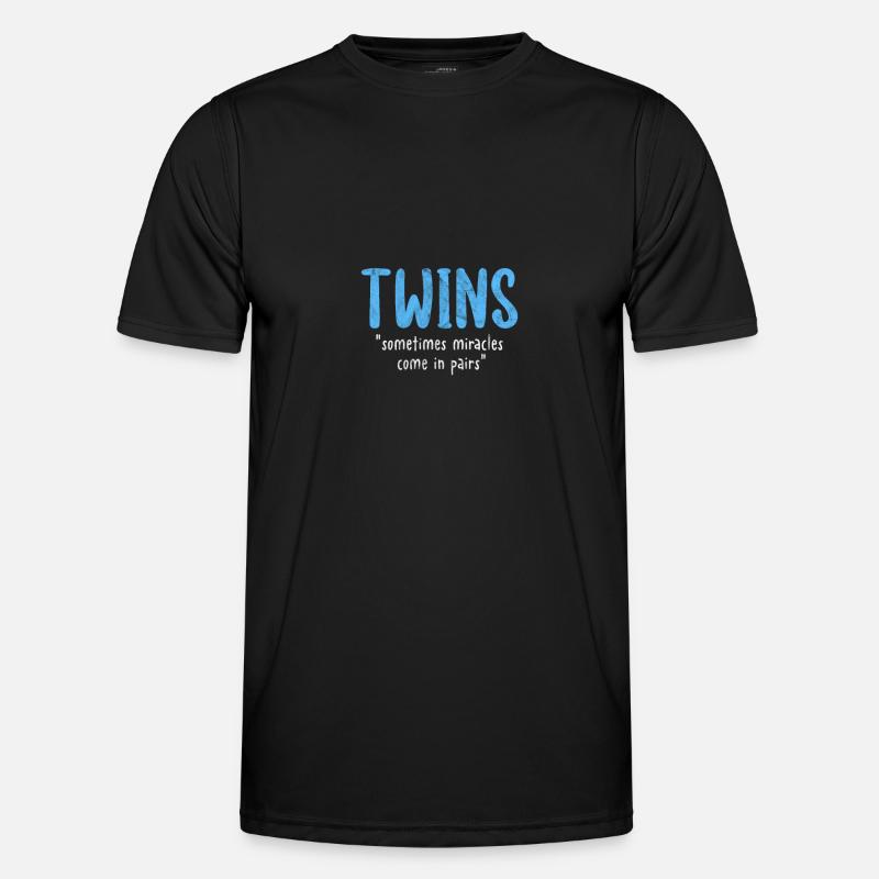 Zwillinge Männer Funktions-T-Shirt