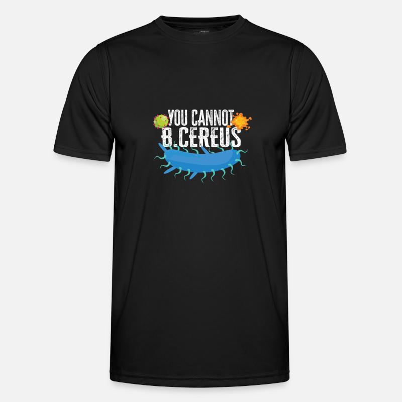 Microbiologist Microbiology Lab Staph Biology - Men's Functional T-Shirt - black