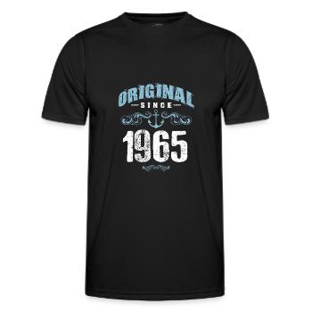 1965 original since - Männer Funktions-T-Shirt - Schwarz - Vorne - AI Model Male 178 dark (178cm)