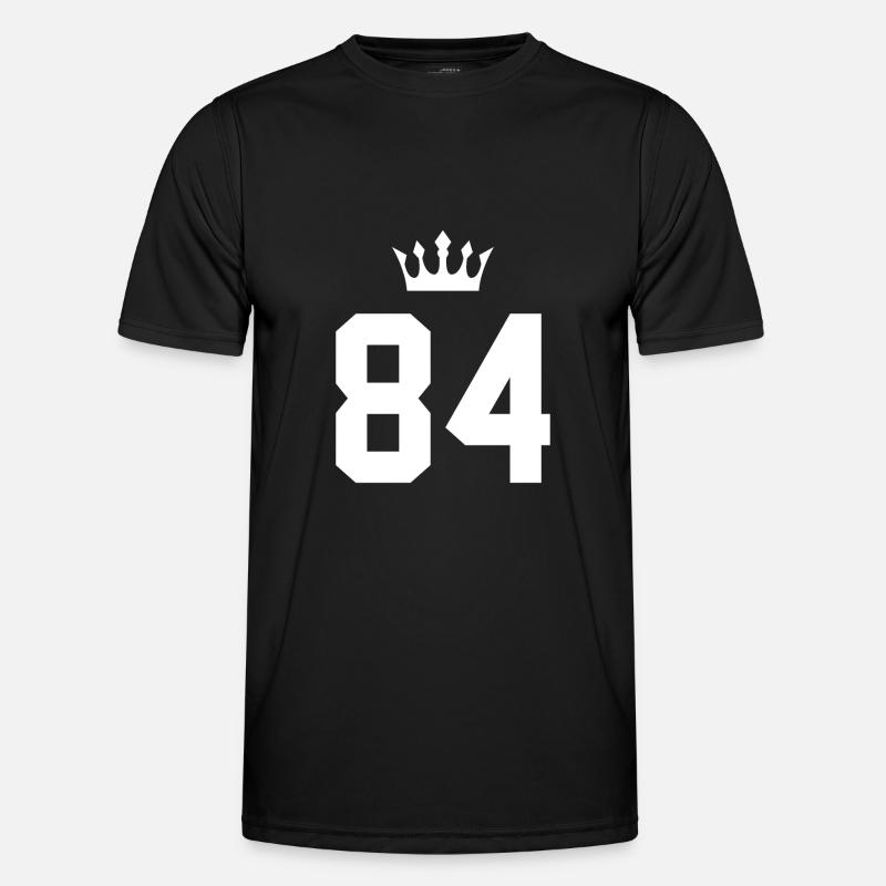 84 Number crown - Men's Functional T-Shirt - black