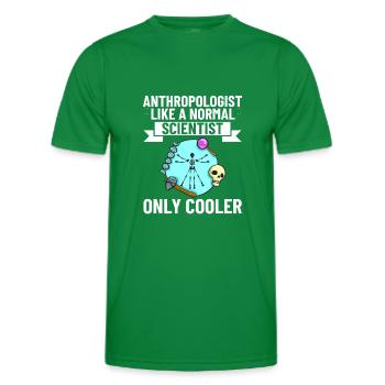Forensische Anthropologie Anthropologe - Männer Funktions-T-Shirt - Kelly Green - Vorne - AI Model Male 178 dark (178cm)