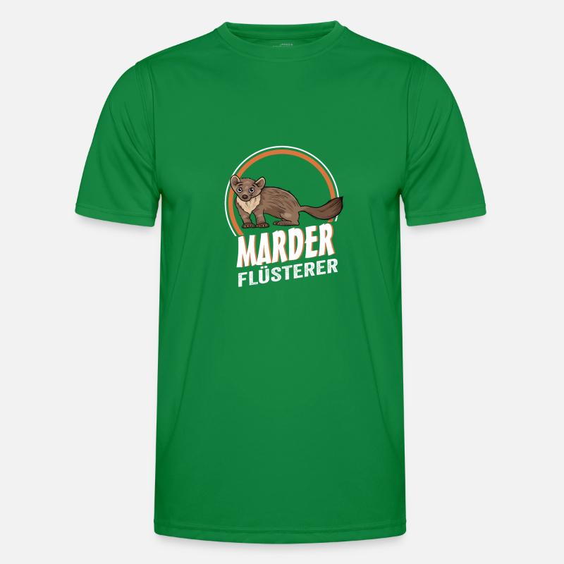 Marder Flüsterer Männer Funktions-T-Shirt