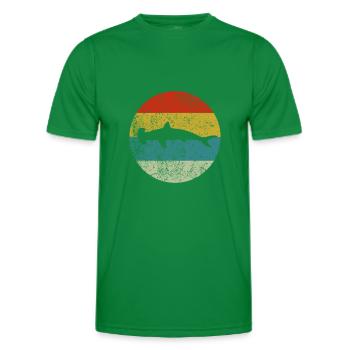 Hammerhai - Männer Funktions-T-Shirt - Kelly Green - Vorne - AI Model Male 178 dark (178cm)