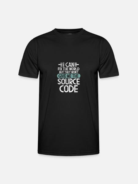 Programmierer - Männer Funktions-T-Shirt - Schwarz