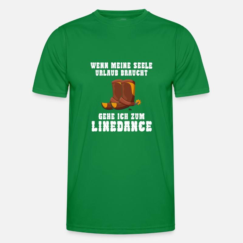 Linedance Linedancer Tänzer Geschenk Männer Funktions-T-Shirt