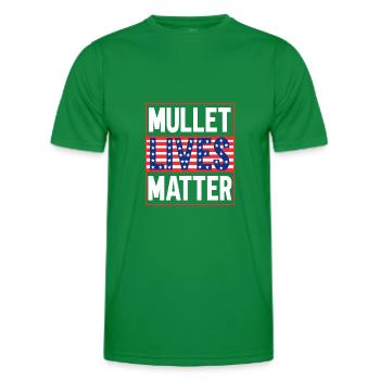 Retro Redneck Hairstyle I Mullet Hair I Mullet - Männer Funktions-T-Shirt - Kelly Green - Vorne - AI Model Male 178 dark (178cm)