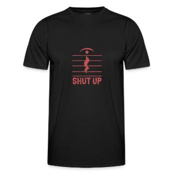 Klavier - Männer Funktions-T-Shirt - Schwarz - Vorne - AI Model Male 178 dark (178cm)