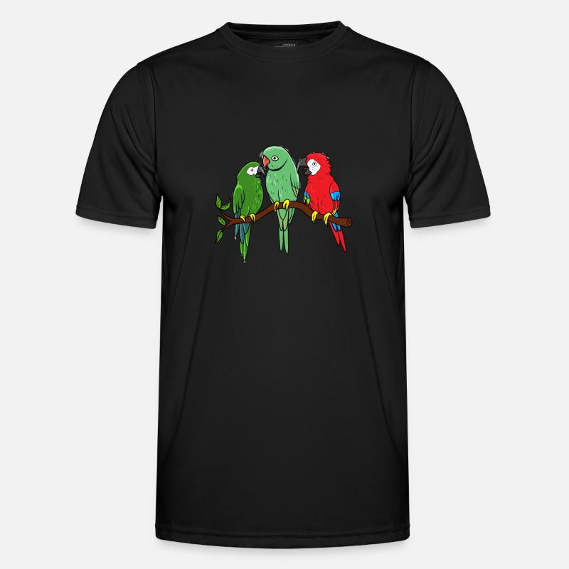 Papagei Männer Funktions-T-Shirt