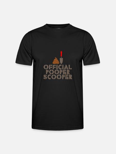 Official Pooper Scooper 3 - Männer Funktions-T-Shirt - Schwarz