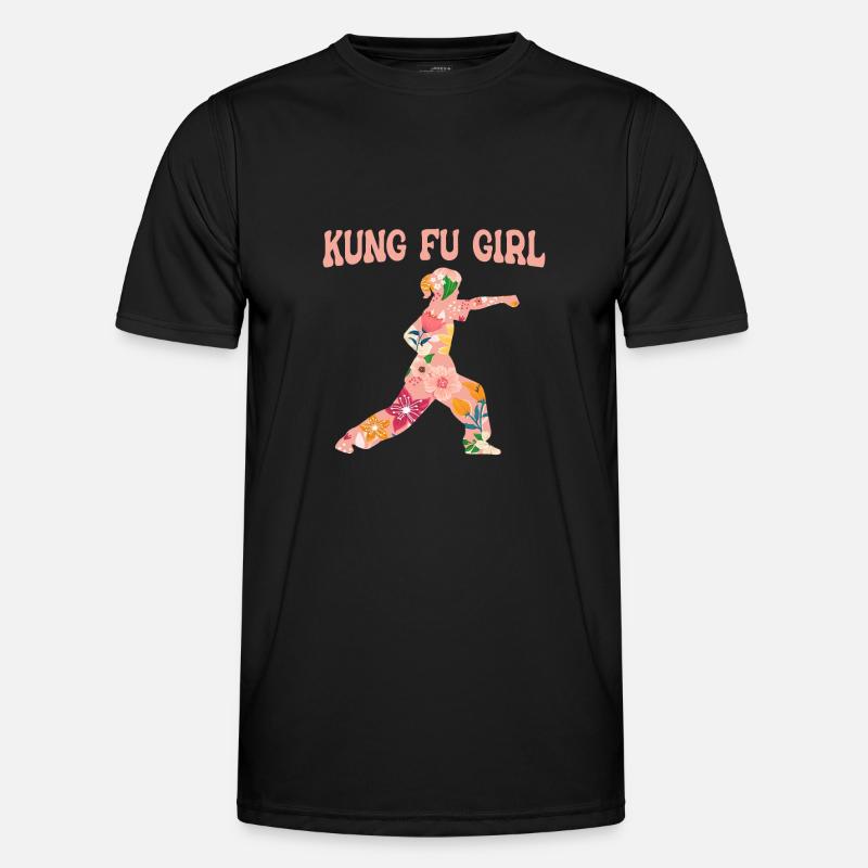 Kung Fu Karate Männer Funktions-T-Shirt