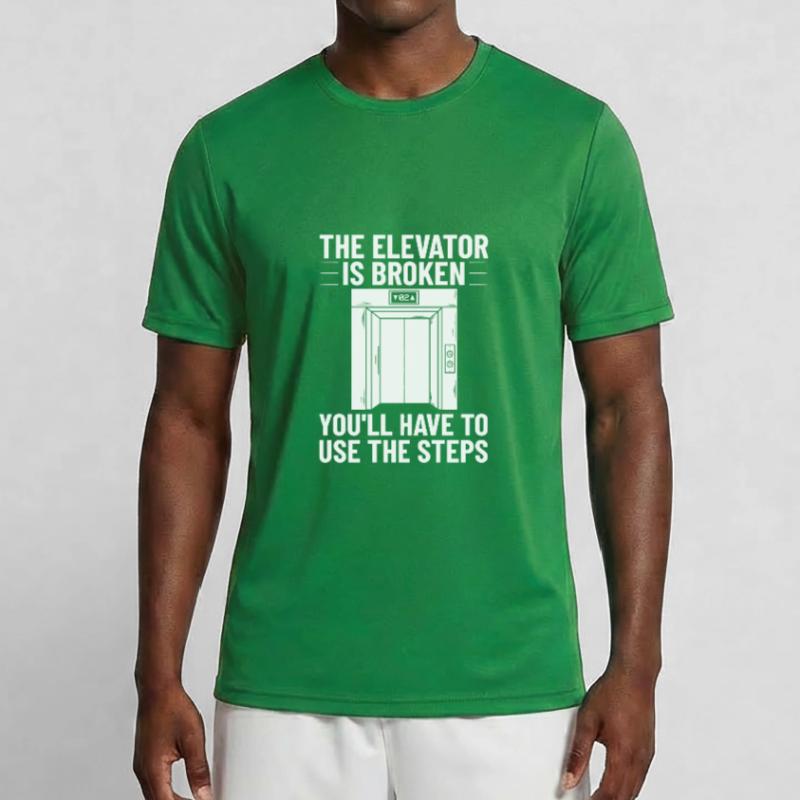 Elevator Elevator System Technician Elevator Lift Men's Functional T-Shirt