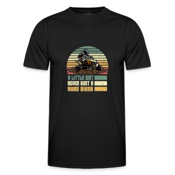 Quad Atv Motorsport - Männer Funktions-T-Shirt - Schwarz - Vorne - AI Model Male 178 dark (178cm)