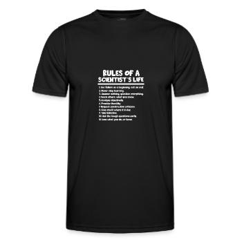 Science - T-shirt sport Homme - noir - Devant - AI Model Male 178 dark (178cm)