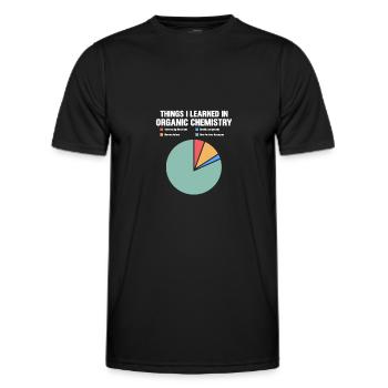 Chimie - T-shirt sport Homme - noir - Devant - AI Model Male 178 dark (178cm)