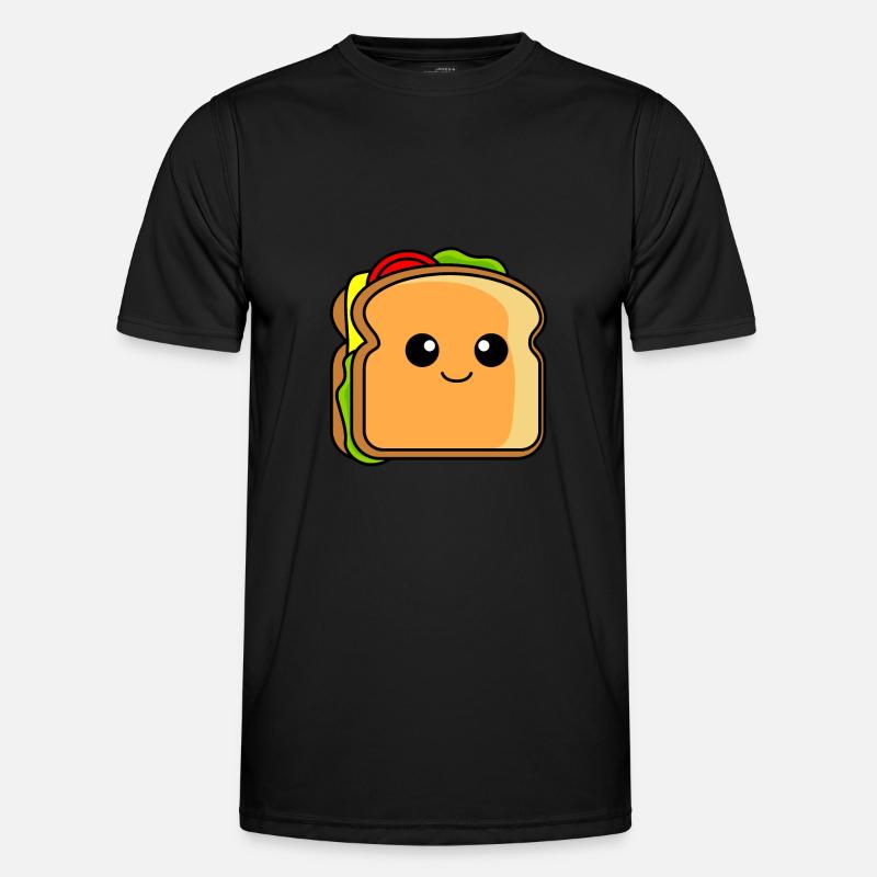 Sandwich Comic Männer Funktions-T-Shirt